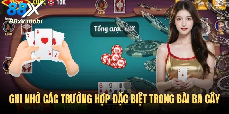 Ghi nhớ trường hợp đặc biệt trong bài ba lá